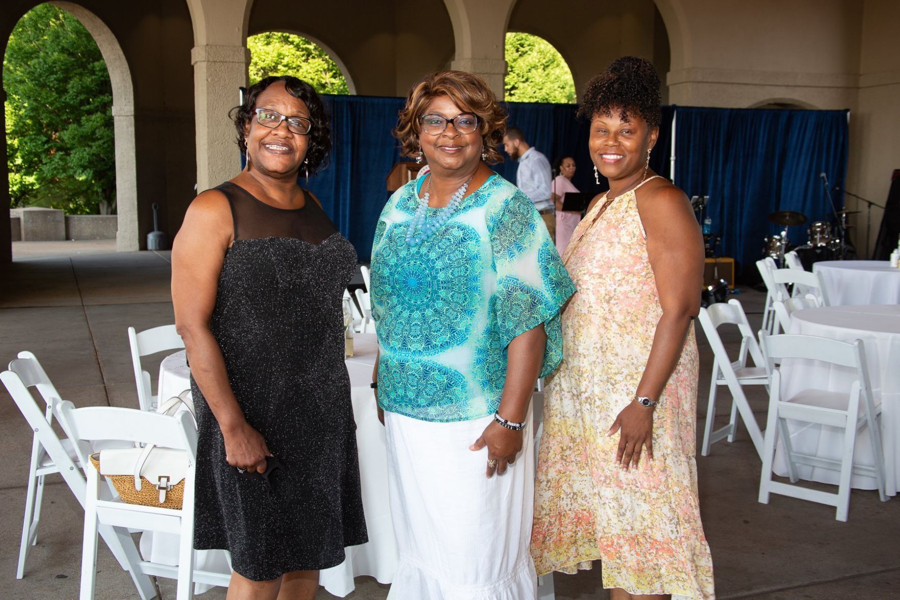 Yolanda Austin, Ferguson Mayor Ella Jones, Ferguson Councilwoman Naquittia Noah